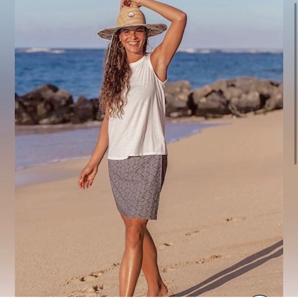 RipSkirt Hawaii Black Pearl Batik Wrap Skirt - Picture 3 of 15